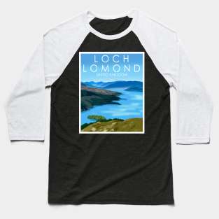 Loch Lomond, Scotland Baseball T-Shirt